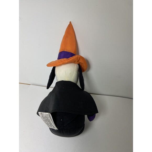 Whitman's Peanuts SNOOPY Trick or Treater & Witch Stuffed Plush Toys Preowned 9" - Picture 4 of 4